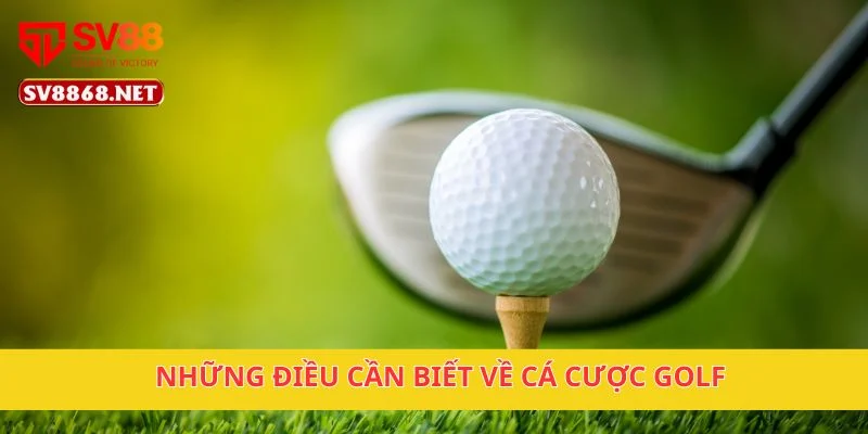 Cá Cược Golf Tại SV8868 – Chơi Ngay, Thắng Lớn Mỗi Ngày 2 Những điều cần biết về cá cược golf