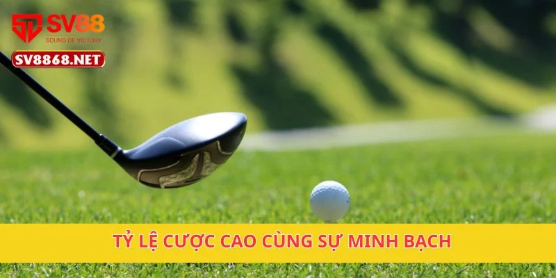 Cá Cược Golf Tại SV8868 – Chơi Ngay, Thắng Lớn Mỗi Ngày 4 Tỷ lệ cược cao cùng sự minh bạch