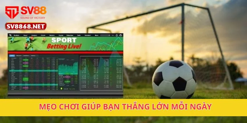 Mẹo Chơi Kèo Tài Xỉu Hiệu Quả Cao Tại Nền Tảng SV88 3 Mẹo chơi giúp bạn thắng lớn mỗi ngày